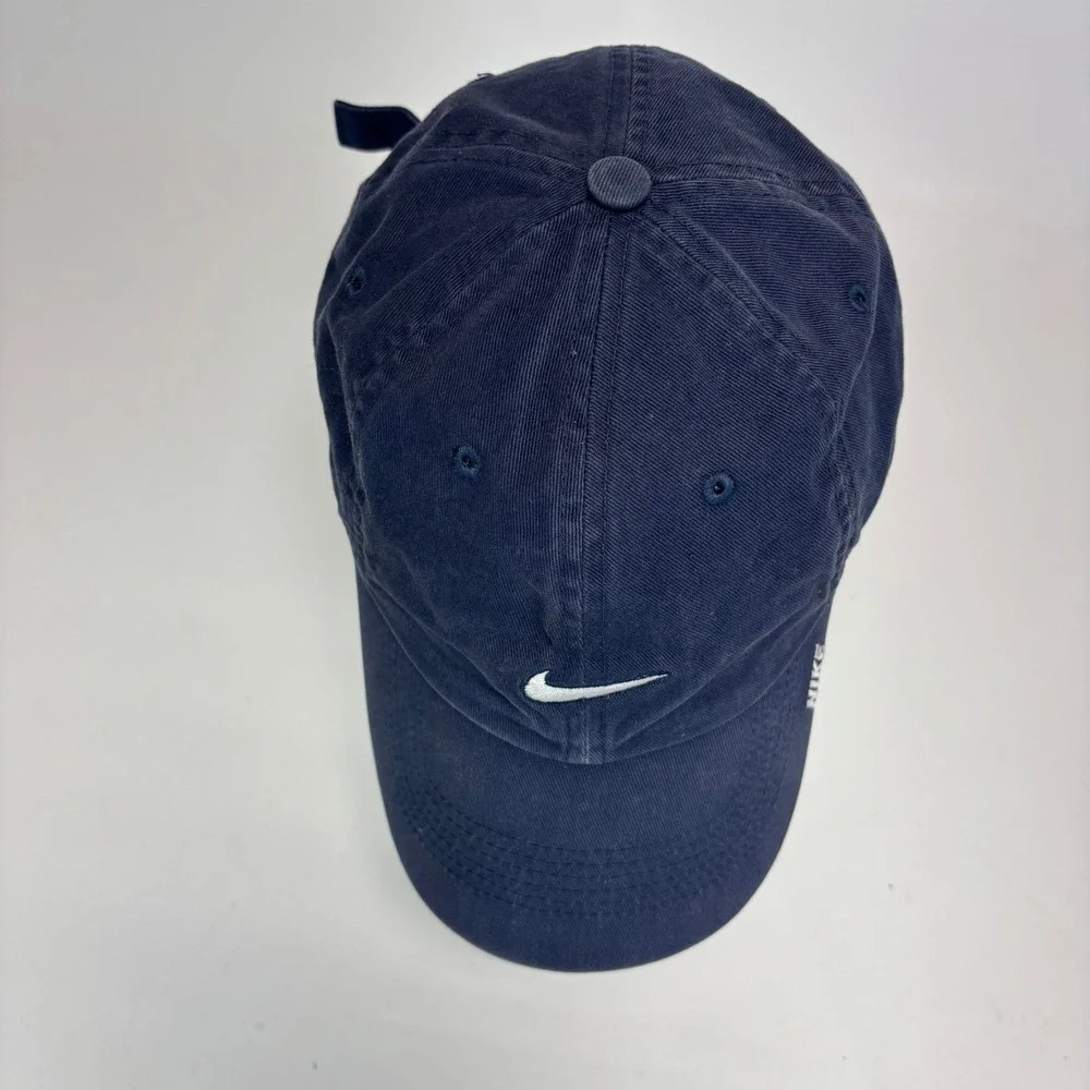 Nike Heritage86 Hat Mens OS Navy Embroidered Center Swoosh Adjustable Dad Cap